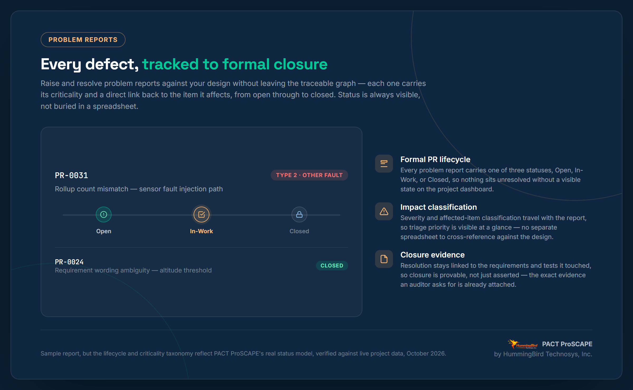 Problem report tracking and resolution